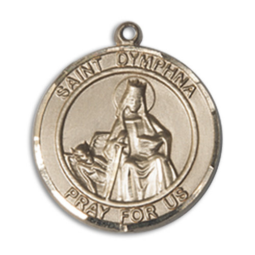 Bliss St. Dymphna Pendant - Round, Medium, 14kt Gold Filled Bliss St. Dymphna Pendant - Round, Medium, 14kt Gold Filled