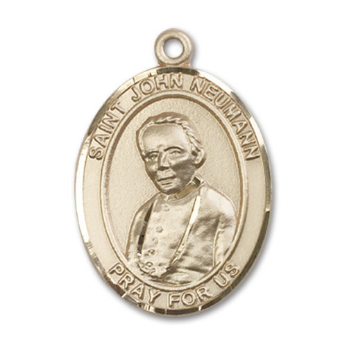 Bliss St. John Neumann Pendant - Oval, Large, 14kt Gold Filled Bliss St. John Neumann Pendant - Oval, Large, 14kt Gold Filled