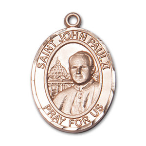 Bliss St. John Paul II Pendant - Oval, Large, 14kt Gold Filled