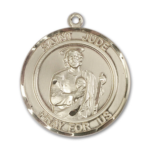 Bliss St. Jude Pendant - Oval, Large, 14kt Gold Bliss St. Jude Pendant - Oval, Large, 14kt Gold