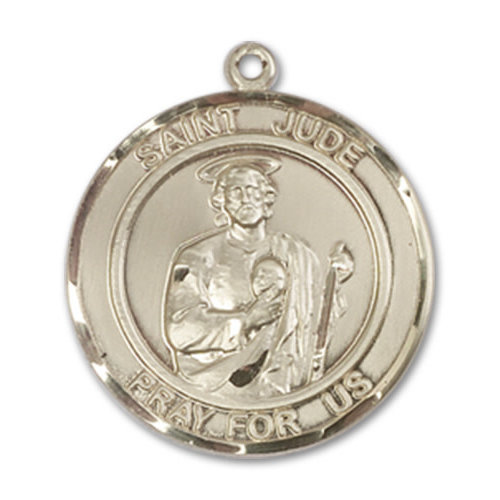 Bliss St. Jude Pendant - Round, Large, 14kt Gold Bliss St. Jude Pendant - Round, Large, 14kt Gold