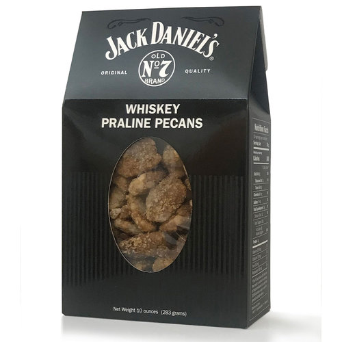 JACK DANIEL'S PECANS WHISKEY PRALINE 10oz Box JACK DANIEL'S PECANS WHISKEY PRALINE 10oz Box