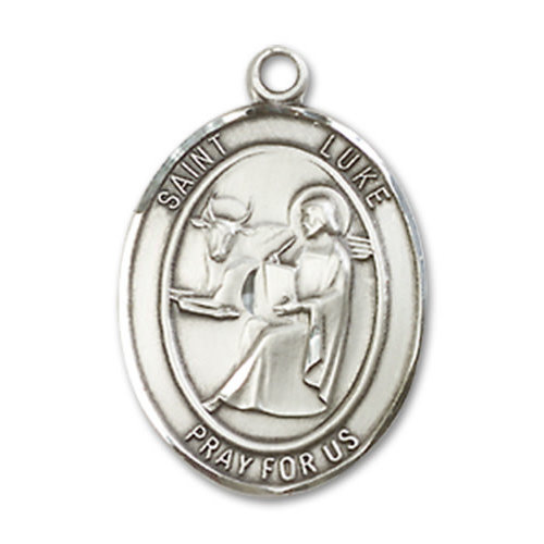 Bliss St. Luke the Apostle Pendant - Oval, Medium, 14kt Gold Filled Bliss St. Luke the Apostle Pendant - Oval, Medium, 14kt Gold Filled