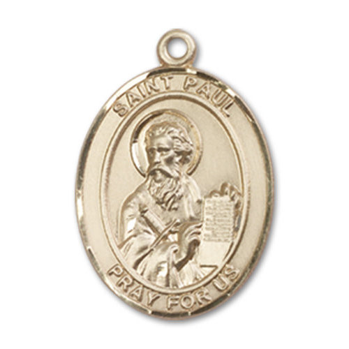 Bliss St. Paul the Apostle Pendant, 14kt Gold Filled - Oval, Large Bliss St. Paul the Apostle Pendant, 14kt Gold Filled - Oval, Large