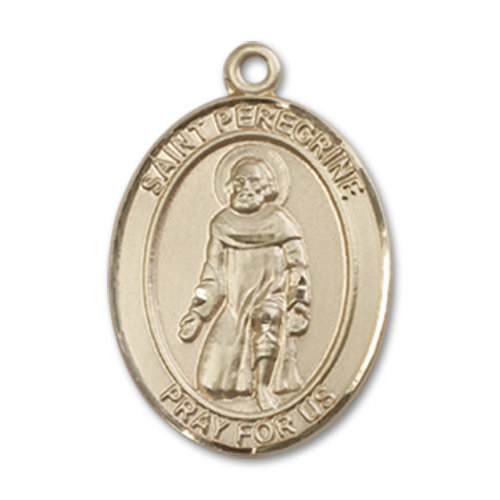 Bliss St. Peregrine Pendant, 14kt Gold Filled - Oval, Medium Bliss St. Peregrine Pendant, 14kt Gold Filled - Oval, Medium