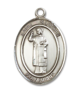 Bliss St. Stephen the Martyr Pendant, Sterling Silver - 24" Chain