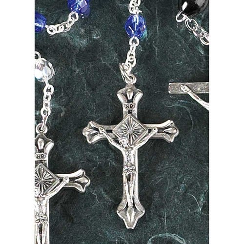 DICKSON GIFTS 6 mm Faux Sapphire Rosary DICKSON GIFTS 6 mm Faux Sapphire Rosary