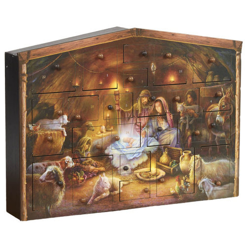 Nativity Wooden Advent Calendar Nativity Wooden Advent Calendar