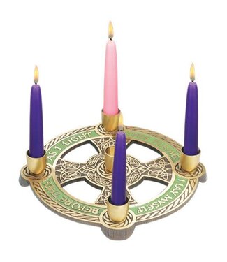 Advent Wreath Bronze As I Light This Flame I Lay Myself Before Thee