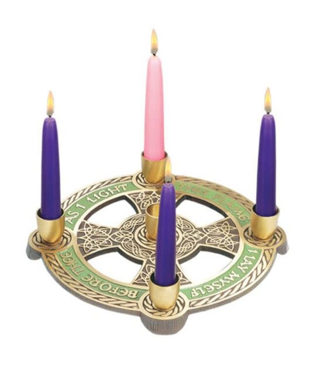 Advent Wreath Bronze As I Light This Flame I Lay Myself Before Thee