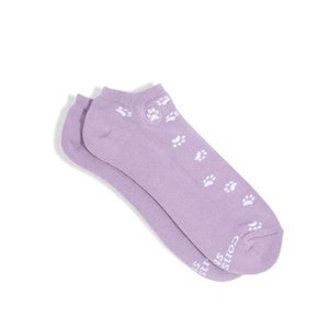 ANKLE SOCKS THAT SAVE DOGS Medium Purple by Conscious Step