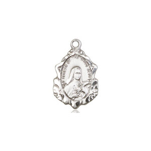 Sterling Silver Saint Teresa Pendant