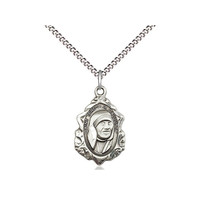 Sterling Silver St. Teresa of Calcutta Pendant & 18" Chain