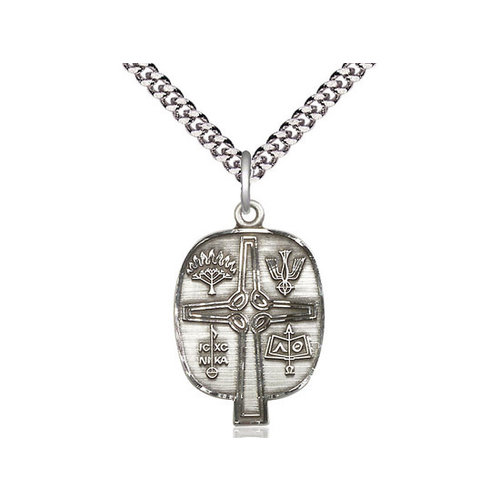 Bliss Sterling Silver Presbyterian Pendant & 20" Chain