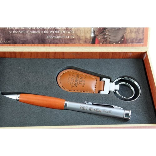 DICKSON GIFTS Full Armor of God Ephesians 6:14-17 Ball Point Pen and Key Ring Gift Set DICKSON GIFTS Full Armor of God Ephesians 6:14-17 Ball Point Pen and Key Ring Gift Set