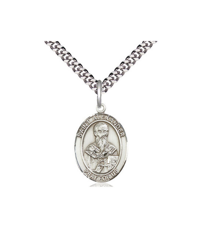 Bliss Sterling Silver St. Alexander Sauli Pendant On a 20" Chain