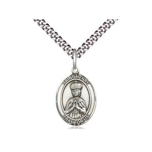 Bliss Sterling Silver St Henry II Pendant & 20" Chain