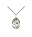 Bliss Sterling Silver Our Lady of Good Counsel Pendant & 18" Chain
