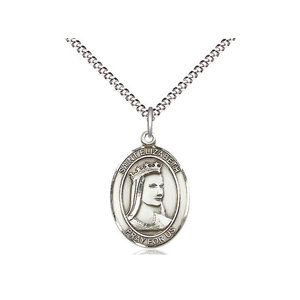 Bliss Sterling Silver St. Elizabeth of Hungary Pendant & 18" Chain