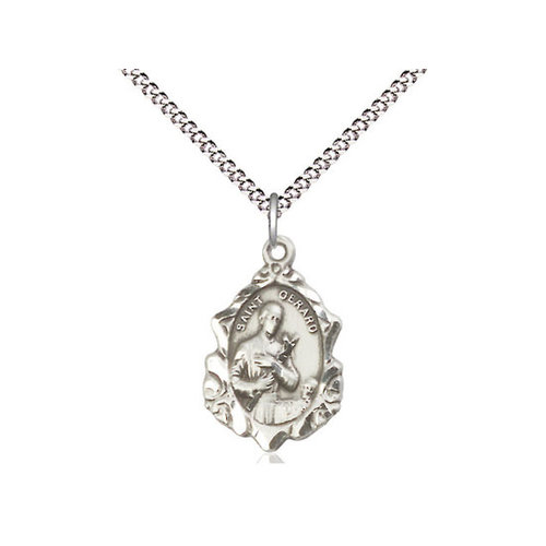 Bliss Sterling Silver St. Gerard Pendant & 18" Chain