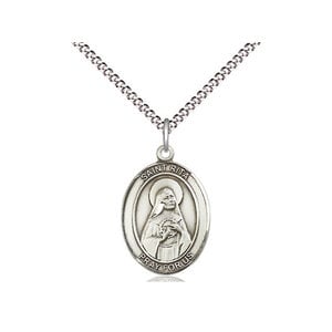 Bliss Sterling Silver St. Rita of Cascia Pendant & 18" Chain