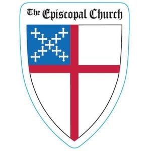 Episcopal Church Window Decal (Outside)