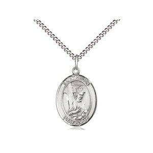 Bliss Sterling Silver St. Helen Pendant & 18" Chain