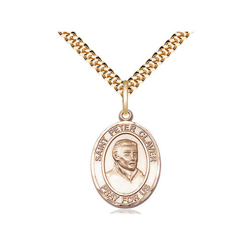 Bliss 14kt Gold Filled St. Peter Claver Pendant & 20" Chain