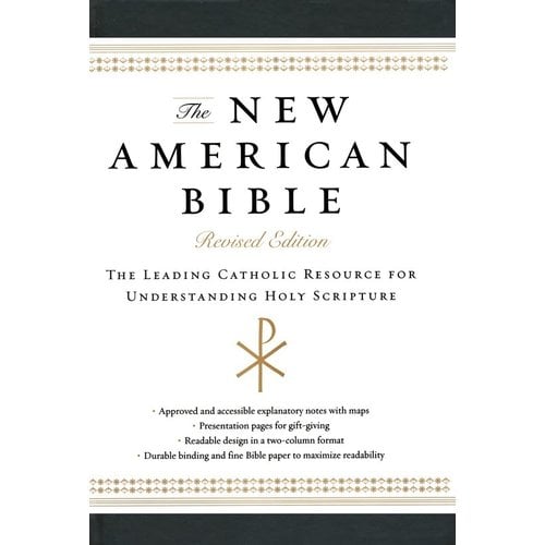 New American Bible (NAB) Catholic -Revised Edt. In Black Imitation Leather