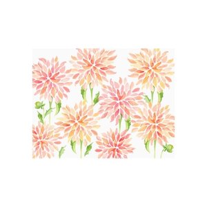 Dahlias Floral Note Cards Box of 8