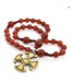 Anglican Rosary Carnelian With Canterbury Cross