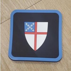 Episcopal Shield Coaster