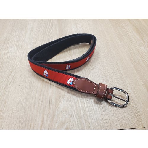 Episcopal Shield Leather Belt