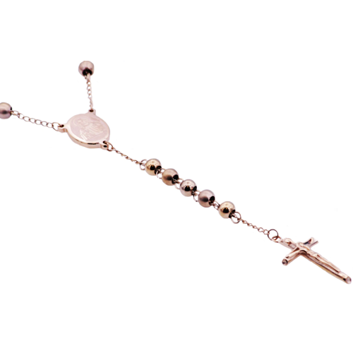 Mens Rose Stainless Steel Rosary Mens Rose Stainless Steel Rosary