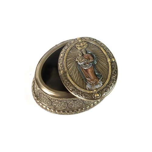 Mother Mary, Baby Jesus and Holy Spirit Trinket Box Mother Mary, Baby Jesus and Holy Spirit Trinket Box