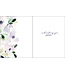 Greeting Card W Scripture: Sympathy: Purple Floral