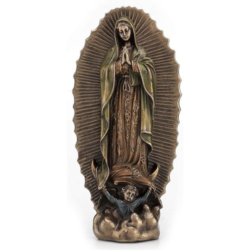 Unicorn Virgin of Guadalupe - Small Bronze Statue Unicorn Virgin of Guadalupe - Small Bronze Statue