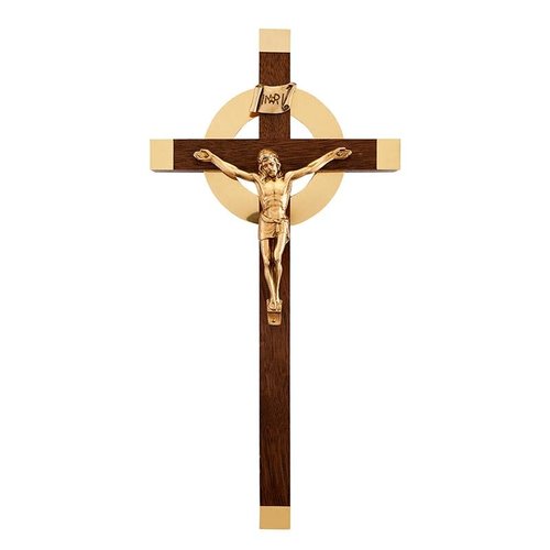 Walnut Crucifix 12" Walnut Crucifix 12"