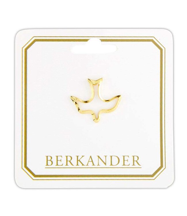 Holy Spirit Lapel Pin  Gold Plated 1"