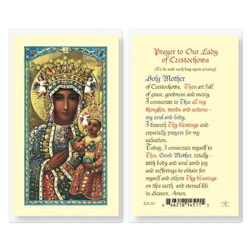 Prayer Card Prayer To Our Lady of Czestochowa