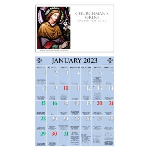 ASHBY ORDO CALENDAR 2023 ASHBY ORDO CALENDAR 2023