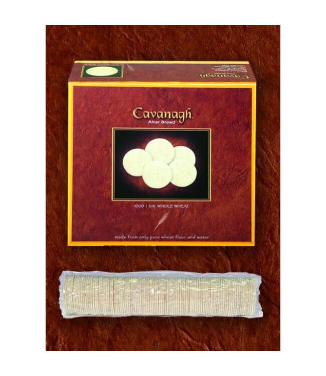Altar Bread - 1 1/8"  Rolls of 1000 (wafers) Whole Wheat