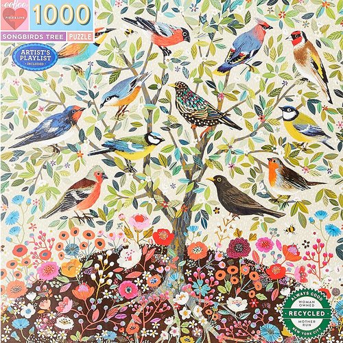EEBOO SONGBIRDS TREE 1000 PIECE PUZZLE EEBOO SONGBIRDS TREE 1000 PIECE PUZZLE