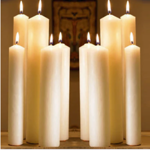 Altar Candles 2" X 16" - Box of 6