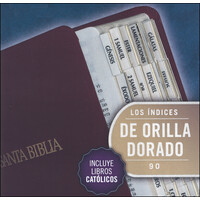 Bible Tab-Spa Cath-Clear & Gold: Spanish Classic Catholic Bible Tabs
