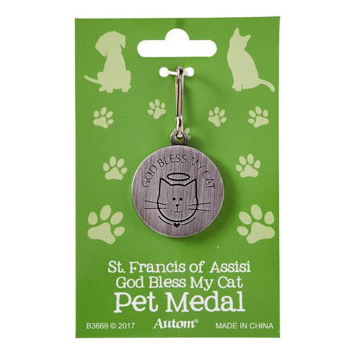St. Francis Protect My Cat Medal