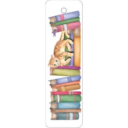 IT TAKES TWO BOOKMARK CAT ON BOOKS IT TAKES TWO BOOKMARK CAT ON BOOKS