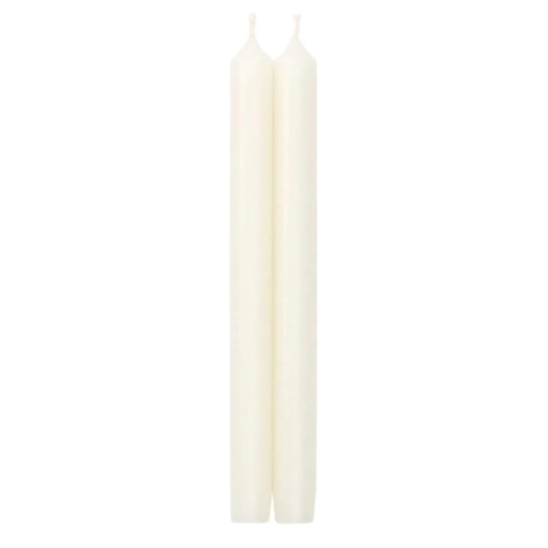 10” Duet Crown Candles in White - 2 Candles Per Duet 10” Duet Crown Candles in White - 2 Candles Per Duet