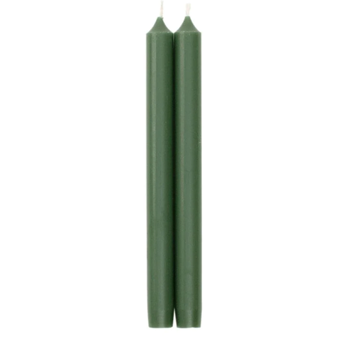 10” Duet Crown Candles in Hunter Green - 2 Candles Per Duet 10” Duet Crown Candles in Hunter Green - 2 Candles Per Duet