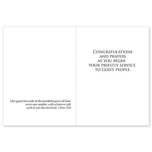 On Your Priestly Ordination Congratulations Card